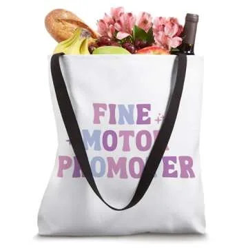 OT Fine Motor Promoter Tote Bag - Pink & Purple Design