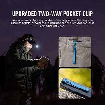 OLIGHT Arkfeld UV EDC Flashlight for Outdoors & Emergencies