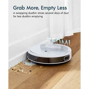 Yeedi mop Station pro Robot Vacuum and Mop, Self-Cleaning 3 in 1, Robotic Vacuum with Dual Power Spin Mopping, 3000Pa Suction, Smart Mapping, Carpet Detection, Pet-Friendly Design with 750ml Dustbin