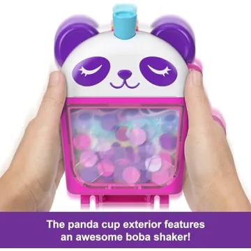 Polly Pocket Bubble Tea Panda Compact Playset for Kids