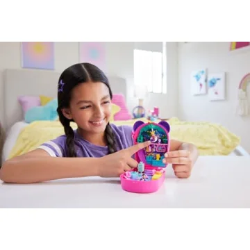 Polly Pocket Bubble Tea Panda Compact Playset for Kids