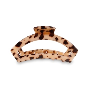 TELETIES Stylish Open Claw Clip for Thin to Medium Hair