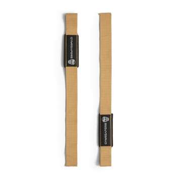 Gymreapers Lifting Wrist Straps for Weightlifting, Bodybuilding, Powerlifting, Strength Training, & Deadlifts - Padded Neoprene with 18" Cotton (Desert Tan)