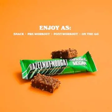 Barebells Vegan Protein Bars Hazelnut Nougat 12 Count