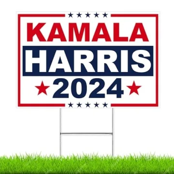 Oligei Kamala Harris 2024 Yard Signs - Double Sided Heavy Duty