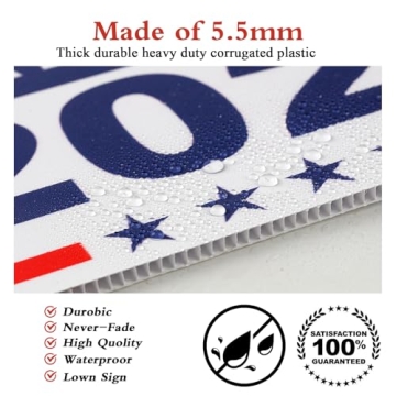 Kamala Harris 2024 Yard Signs - Double Sided