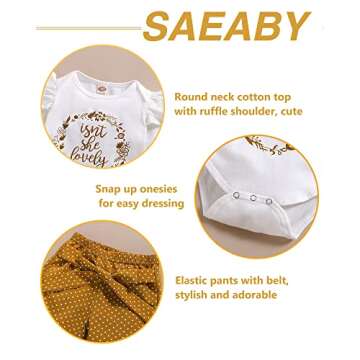 Baby Girl Clothes 6-9 Months Infant Clothes Fall/Winter Baby Girl Outfits White Long Sleeve Romper Polka Dot Pants Set 6 9-12 Months Girl Clothes