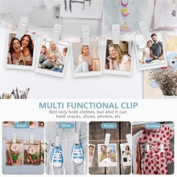 KISEER Baby Hanger Clips - 40 Pcs Slim-line Finger Clips