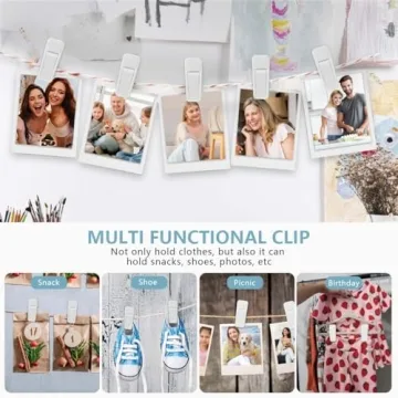 KISEER Baby Hanger Clips - 40 Pcs Slim-line Finger Clips