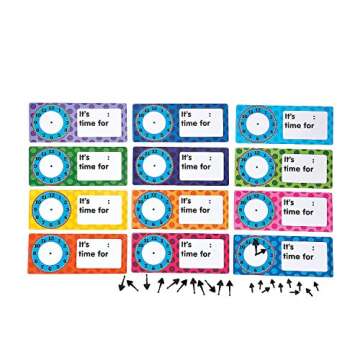 Fun Express - Dry Erase Schedule Keeper - Educational - Learning Aids - Misc Learning Aids - 12 Pieces