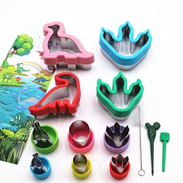 Dinosaur Dragon Cookie Cutters Set for Kids Meal Fun