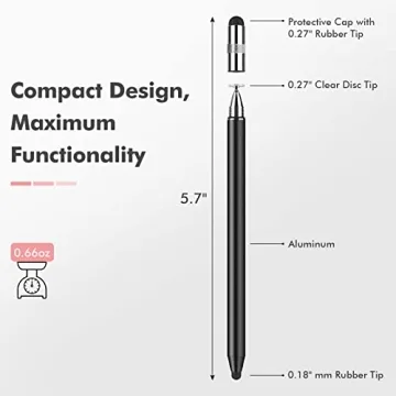 MEKO 3 in 1 Stylus Pens - Precision & Versatile Touchscreen Tool