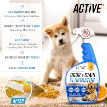 Pet Odor and Stain Eliminator Spray - Natural Citrus Formula
