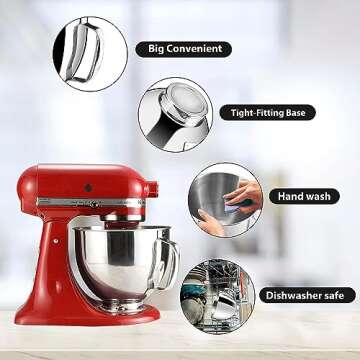 6QT Stainless Steel Mixing Bowl for KitchenAid Stand Mixers