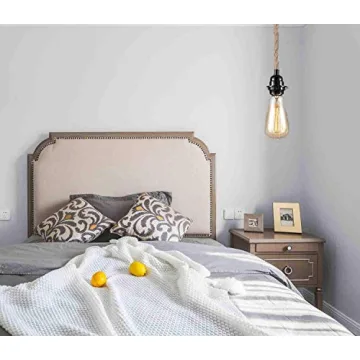 Vintage 15FT Pendant Light Cord Kit with Dimmer Switch