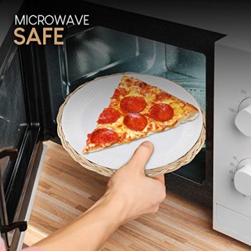 Stylish Bamboo Paper Plate Holders - Durable & Reusable