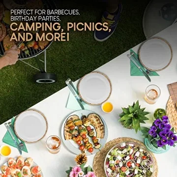 Stylish Bamboo Paper Plate Holders - Durable & Reusable