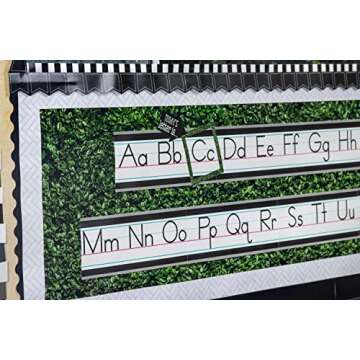 Teacher Created Resources Black Scalloped Rolled Border Trim - 50ft - Decorate Bulletin Boards, Walls, Desks, Windows, Doors, Lockers, Schools, Classrooms, Homeschool & Offices