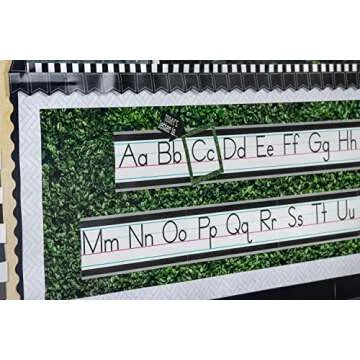 Teacher Created Resources Black Scalloped Rolled Border Trim - 50ft - Decorate Bulletin Boards, Walls, Desks, Windows, Doors, Lockers, Schools, Classrooms, Homeschool & Offices