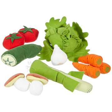 Ikea IKE-101.857.48 DUKTIG Fabric Vegetables 14 Pieces