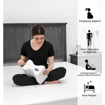 BioPEDIC Knee Pillow - Sciatica Relief & Comfort