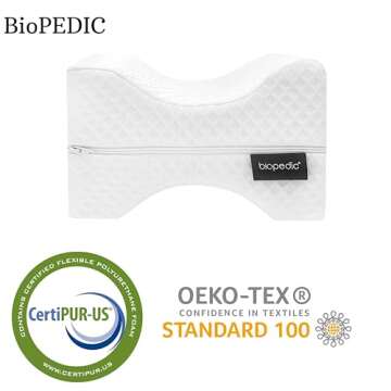 BioPEDIC Knee Pillow - Sciatica Relief & Comfort