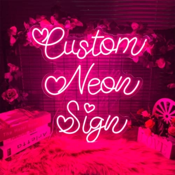 Custom Neon Sign for Wall Decor - Personalized LED Light