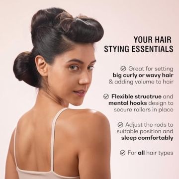 BLINKEEN Heatless Hair Curler for Effortless Curls