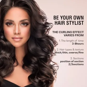 BLINKEEN Heatless Hair Curler for Effortless Curls