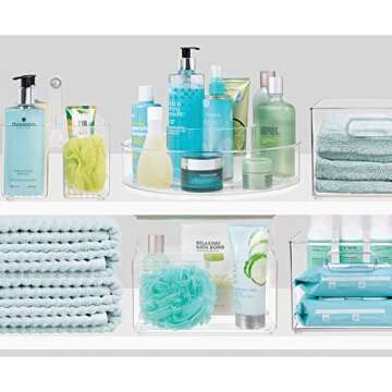 iDesign BPA-Free Plastic Turntable Organizer 12'x12'