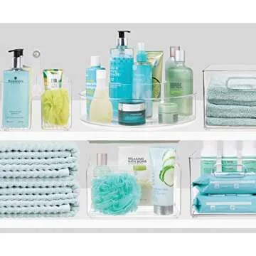 iDesign BPA-Free Plastic Turntable Organizer 12'x12'