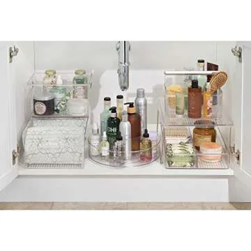 iDesign BPA-Free Plastic Turntable Organizer 12'x12'