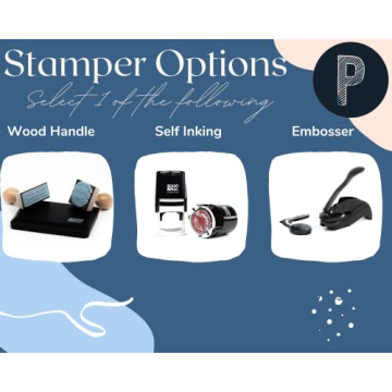 Custom Floral Book Stamp Personalized For Readers