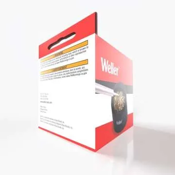 Weller Soldering Brass Sponge Tip Cleaner with Silicone Holder | WLACCBSH-02