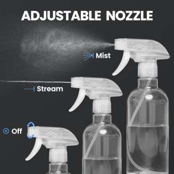 Durable DIYSELF Spray Bottles - 2 Pack for All Tasks