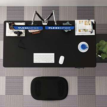 FLEXISPOT 55" Adjustable Electric Sit Stand Desk Base