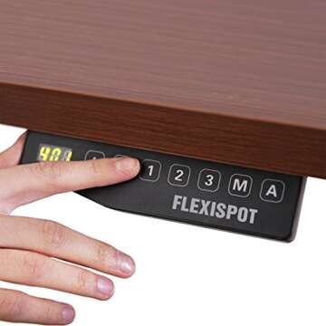 FLEXISPOT 55" Adjustable Electric Sit Stand Desk Base