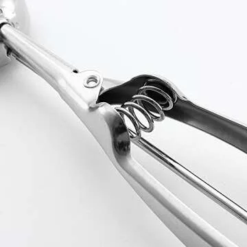 YWQ Stainless Steel Ice Cream Scoop Set, Cookie Scoop Set, 3 PCS Metal Trigger Ice Cream Scoops Include Large-Medium-Small Size Balls