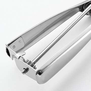 YWQ Stainless Steel Ice Cream Scoop Set, Cookie Scoop Set, 3 PCS Metal Trigger Ice Cream Scoops Include Large-Medium-Small Size Balls