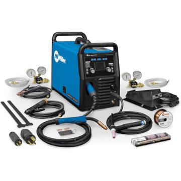 Miller 907757 Multimatic 220 AC/DC Multiprocess Welder - Versatile Multi-Process MIG, Flux-Cored & T...