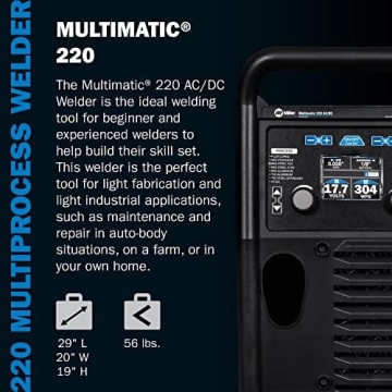 Miller 907757 Multimatic 220 Welder - Versatile & Portable