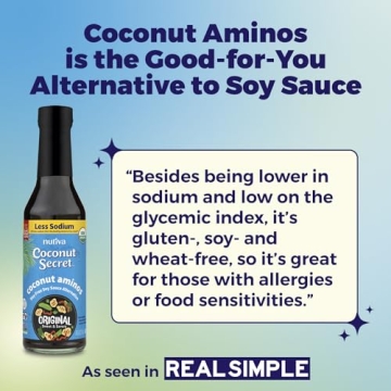 Coconut Secret Coconut Aminos, Healthy Soy Sauce Alternative
