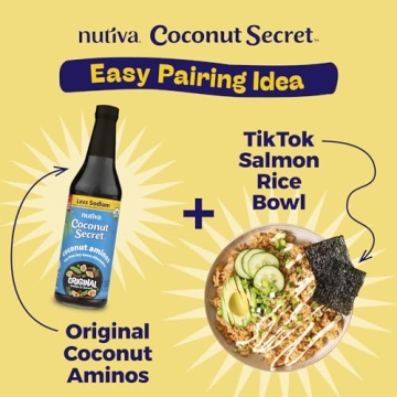 Coconut Secret Coconut Aminos, Healthy Soy Sauce Alternative