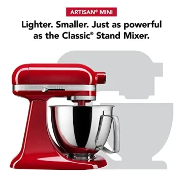 KitchenAid Artisan Mini Stand Mixer - Compact & Stylish