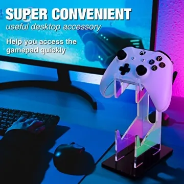 NiHome Colorful Acrylic Game Controller Stand for All Consoles