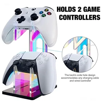 NiHome Colorful Acrylic Game Controller Stand for All Consoles