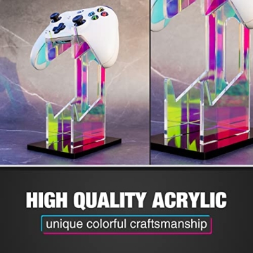 NiHome Colorful Acrylic Game Controller Stand for All Consoles