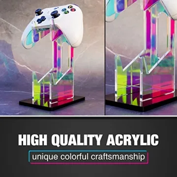 NiHome Colorful Acrylic Game Controller Stand for All Consoles