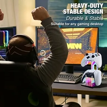 NiHome Colorful Acrylic Game Controller Stand for All Consoles