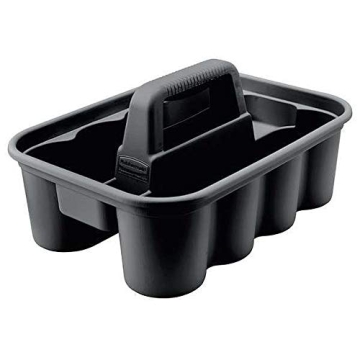 Rubbermaid Commercial Products Deluxe Carry Caddy for Drinks and Cleaning Supplies